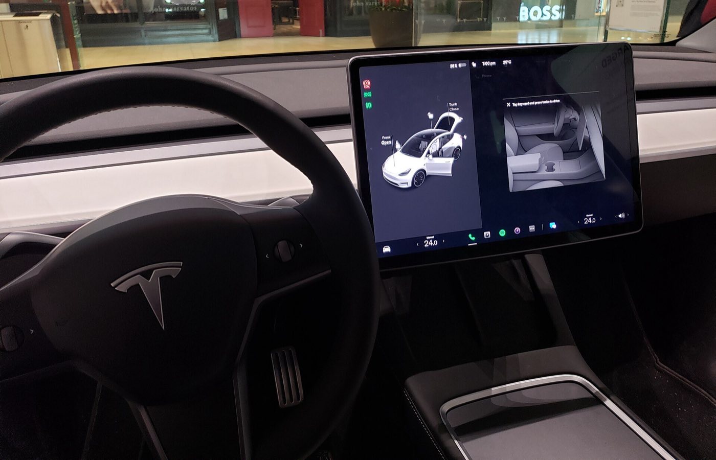 2020 Model 3 interior